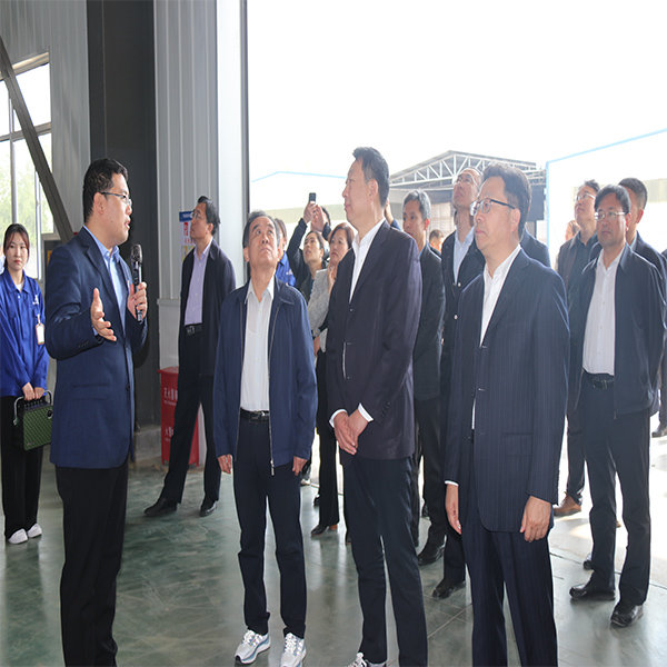 省農(nóng)技中心領導一行到集團奧迪斯工廠參觀